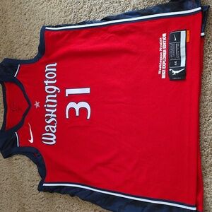 Nike WNBA Washington Mystics Tina Charles No. 31 Jersey Women's Medium Red